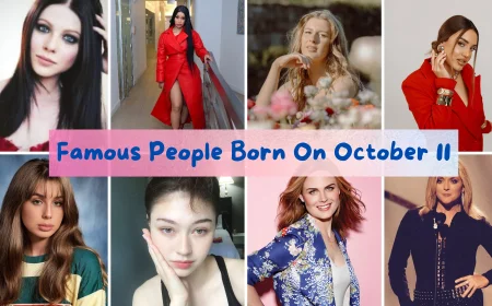 Famous People Born On October 11